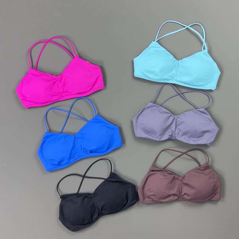 HISTELLO Front Ruched Cross Ba - огляд і ціна Aquatic Sports Bra