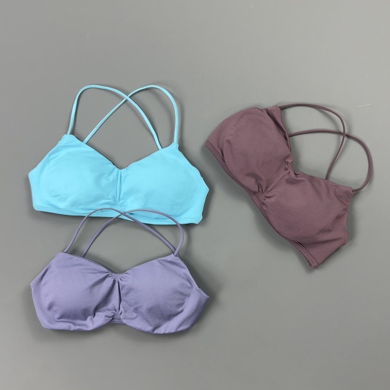 HISTELLO Front Ruched Cross Ba - огляд і ціна Aquatic Sports Bra