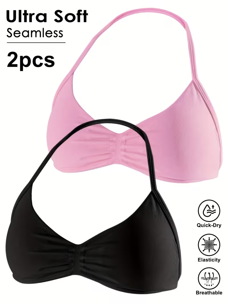 2pcs Seamless Sexy Open Back G - огляд і ціна Aquatic Sports Bra