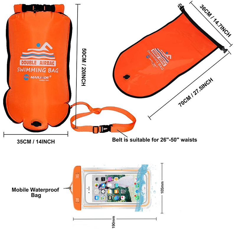 20L Waterproof Inflatable Swim - огляд і ціна Swim Buoy Open Water
